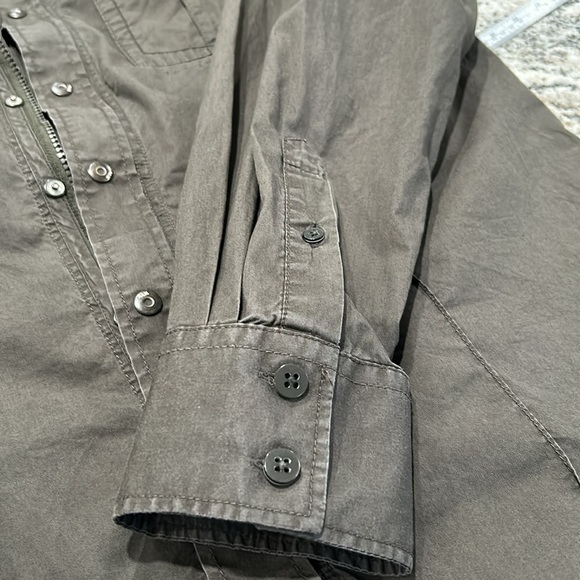 RW&CO size L, rifle green colour, shirt zip up jacket with snap closures - Picture 14 of 16